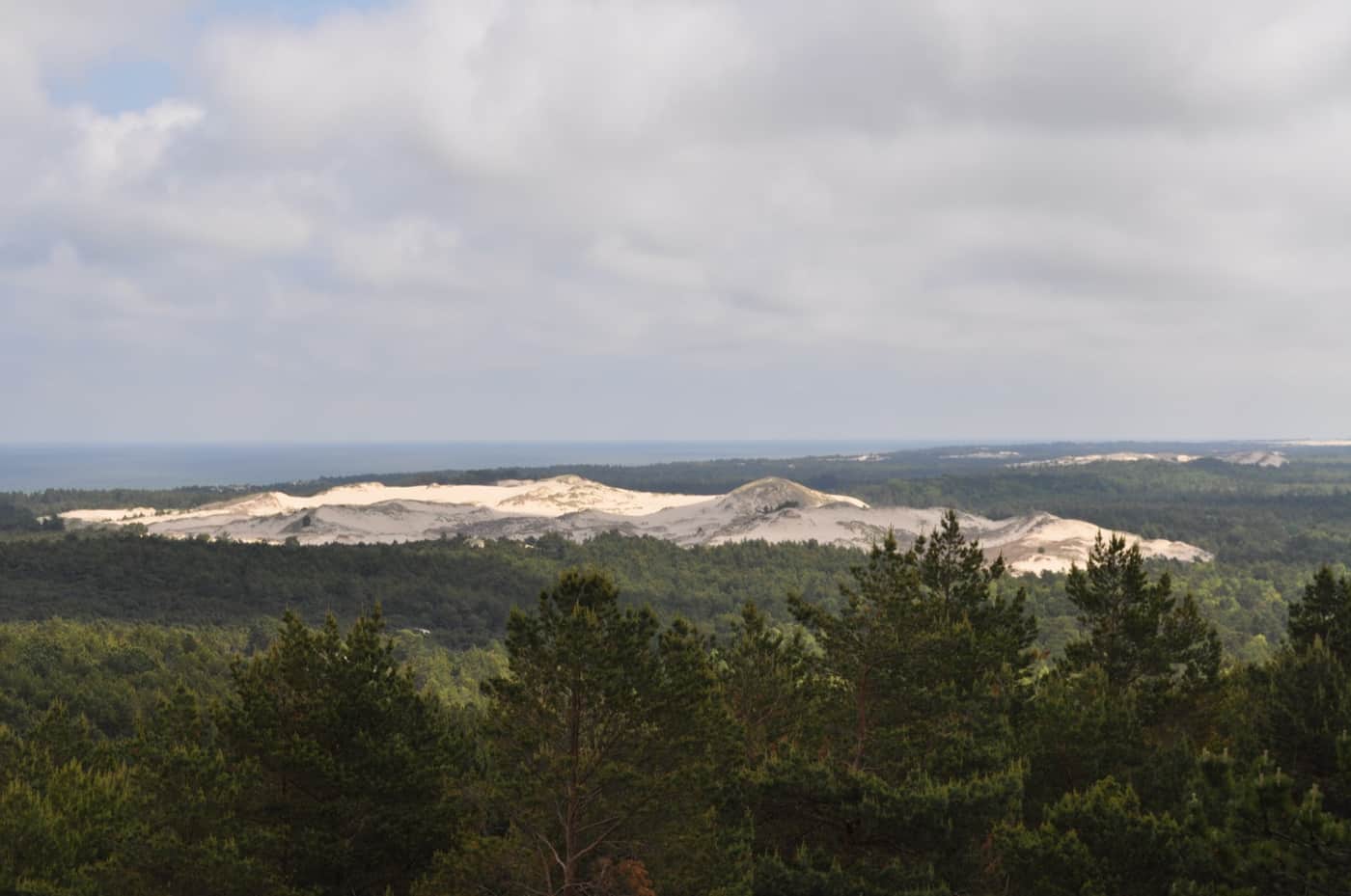 Sandy dunes near Czołpino in Słowiński National Park