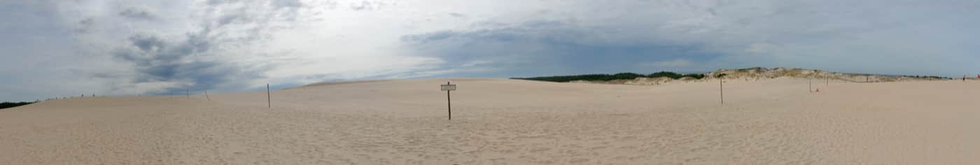 Panorama der Wydma Łącka